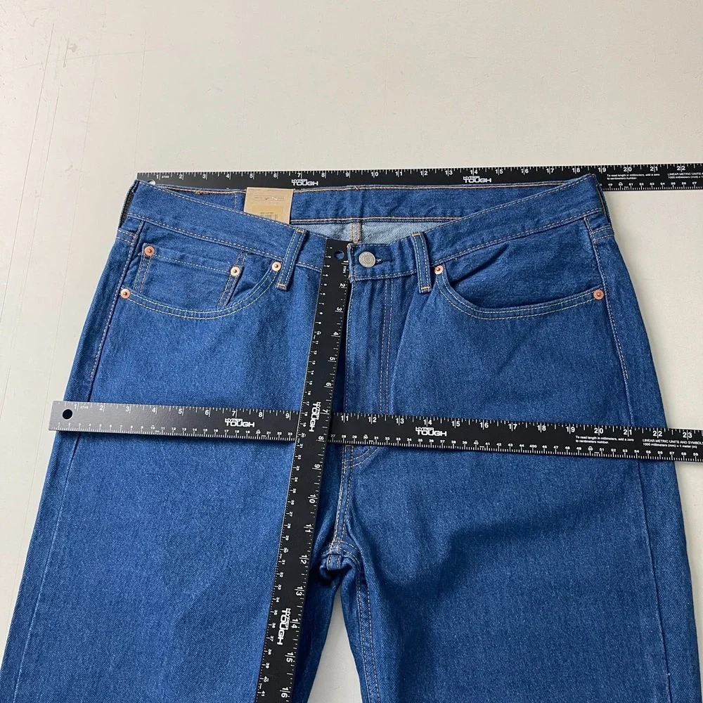 Levis Jeans Mens 36x32 Blue 514 Straight Fit Dark Wash Denim Casual 90s Normcore